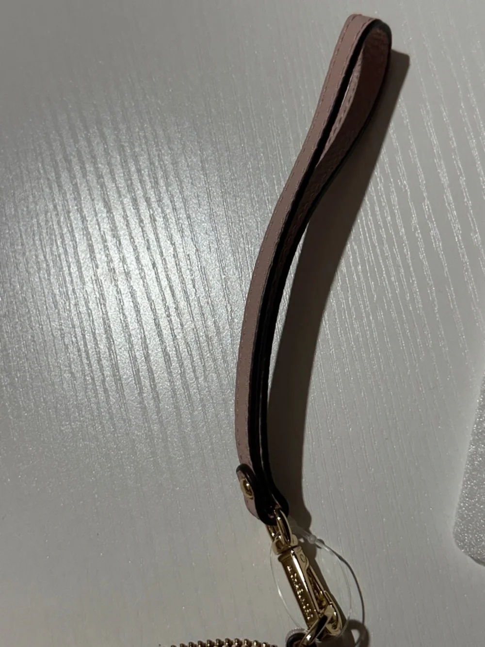 Michael Kors Dusty Pink Pebbled Leather Wristlet Wallet
